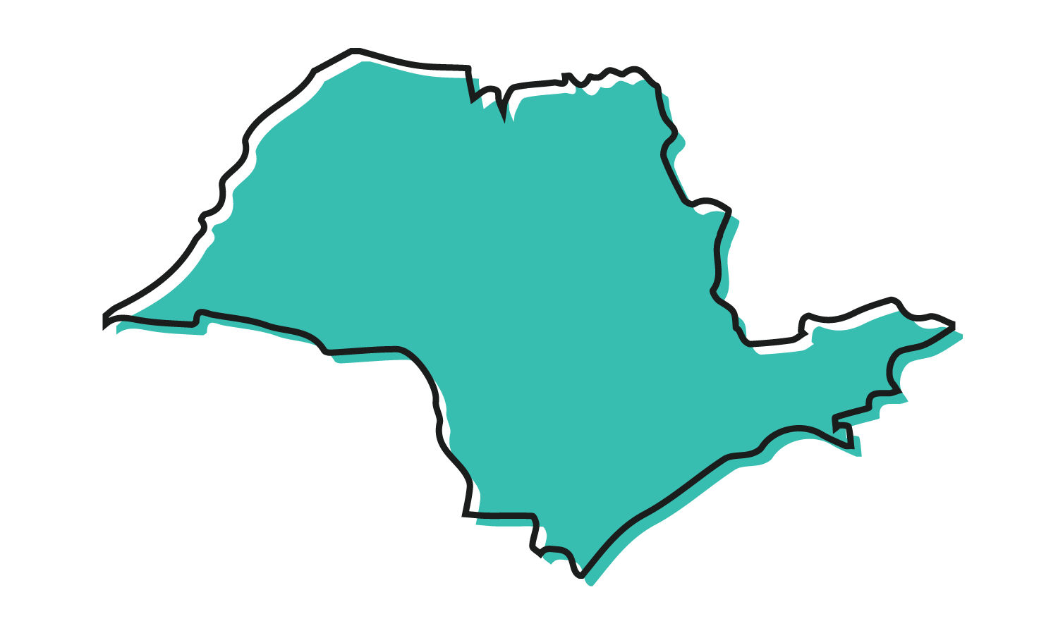 Mapa do Estado de São Paulo